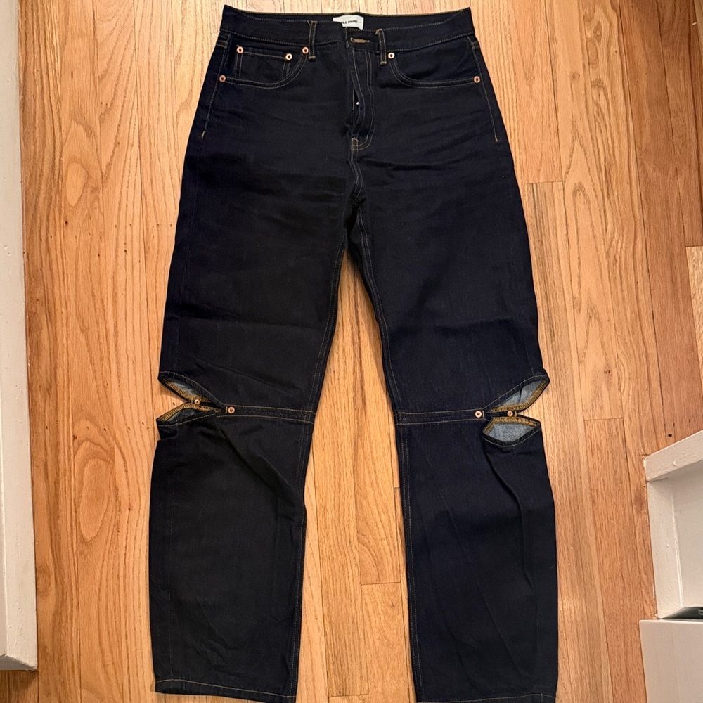 Still Here Cowgirl Cut-Out Jeans